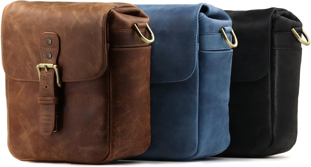 MegaGear Genuine Leather Camera Messenger Bag Mirrorless Portable electronic device cover - Image 10