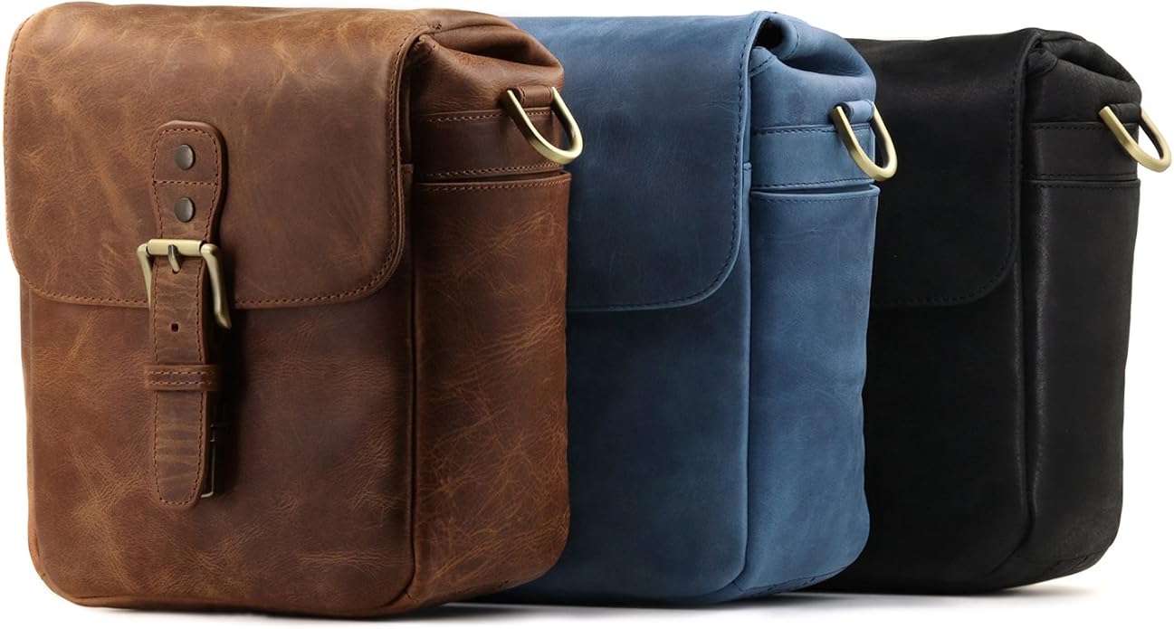 MegaGear Genuine Leather Camera Messenger Bag Mirrorless Portable electronic device cover - Image 10