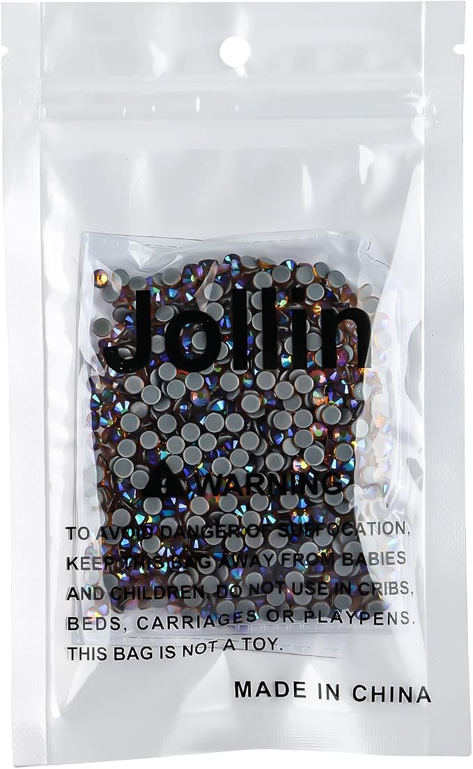 Jollin Hotfix Rhinestones Flatback Crystal Gems 4mm SS16, Topaz AB | 1440pcs Hot Fix Crystals Glass Rhinestones for Bedazzling, Crafting, Clothes, Shoes & Accessories DIY Decoration - Image 7