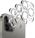 Dengduoduo 3 Pack Tempered Glass Camera Lens Protector for iPhone 12 Pro 6.1", Bling Glitter Sparkle, Ultra HD, 9H Hardness, Anti-Scratch, Case Friendly, Easy to Install [No Affect on Night Shots] by Dengduoduo
