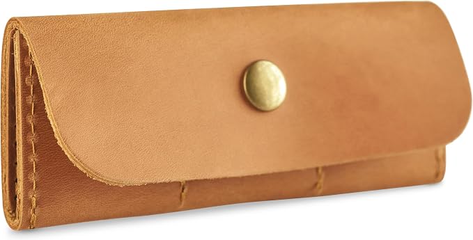 Leather SD/Micro SD Card Holder & Organizer, Storage Case, Travel Memory Card Cover (Vintage Brown) - Image 8