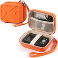 Digital Camera Case for AbergBest 21 Mega Pixels 2.7" LCD Rechargeable HD/Kodak Pixpro/Canon PowerShot ELPH 180/190/Sony DSCW800/DSCW830 Cameras, Travel Carrying Protective Case for Camera- Orange by Unknown