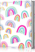 Fintie Photo Album 4x6 Photos - 52 Pockets Small Wallet Albums For Family | Vegan Leather Cover, 4X6 Picture Keepsakes, Family/Wedding/Travel Memory Book, Baby/Kids/Boys/Girls Gift, Dreamy Rainbow by Fintie
