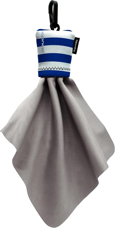 SPUDZ Classic Microfiber Lens Cleaner – Clip-On Pouch, Washable – for Binoculars, Scopes, Glasses, Screens | Classic | Nautical Stripes, 6 x 6 Inch (3-Pack) - Image 6