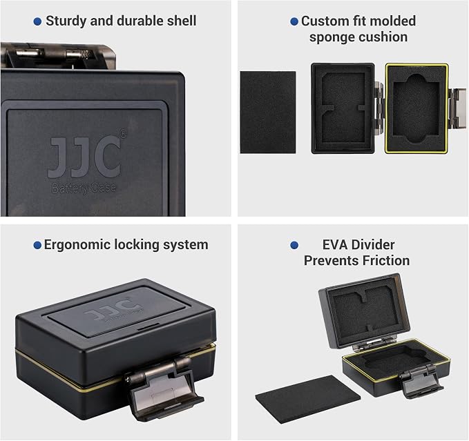 Ricoh DB-110 GRIII Olympus LI-92B TG-7 Camera Battery Memory Card Storage Case Holder for 2 Slots SD Card + 1 Slots Battery,Camera Batteries Box for Olympus TG-7 TG-6 TG-5 TG-4 TG-3 Ricoh GR3 GR3X HDF - Image 2