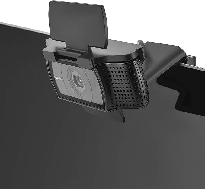 CloudValley Webcam Cover for Logitech C920x / C920 / C922x / C922 / C930e | C920x HD Pro Web Cam Compatible, Camera Cover Protects Lens & Security, Protect Your Visual Privacy, Black - Image 2