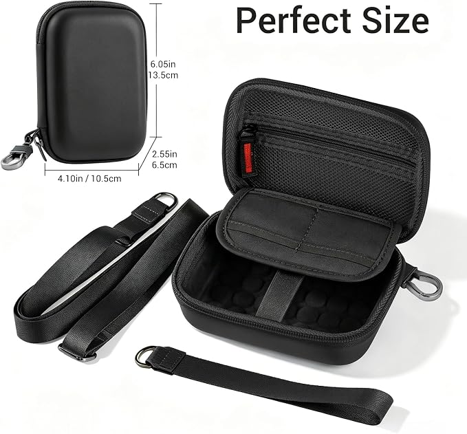 CoBak Carrying & Protective Case for Digital Camera,CAMKORY/Lecran/Duluvulu | for KODAK FZ55,FZ245,PIXPRO C1,WPZ2/Canon PowerShot ELPH 360/Sony DSCW800,DSCW830/Krlun/Lecnippy/Nsoela/VAHOIALD FHD 1080P - Image 8