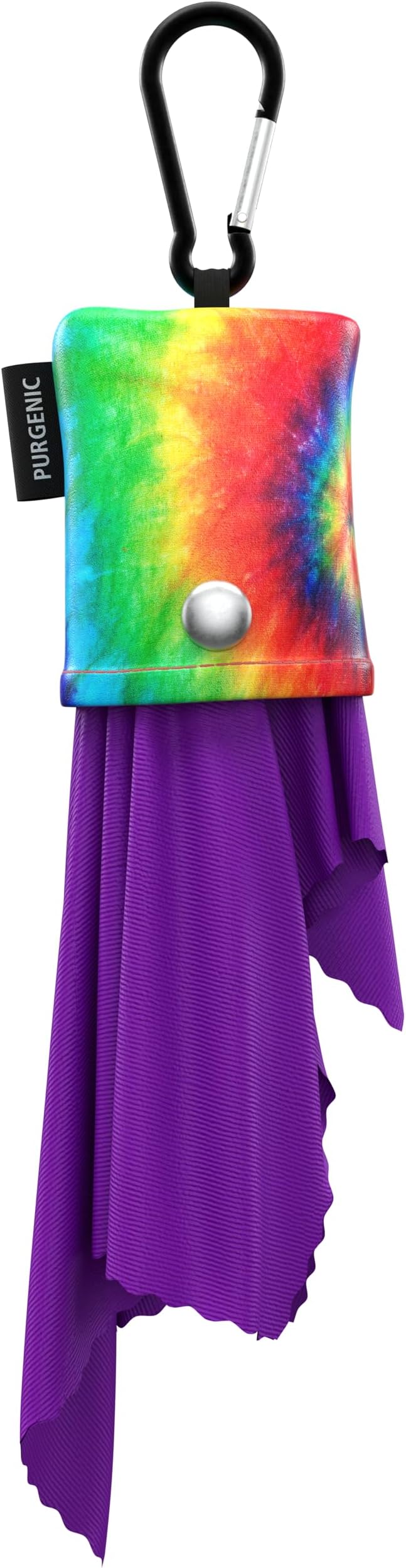 Microfiber Cloth & Glasses Wipes (1 Pack) Lens & Glasses Cleaning Cloth - Eyeglass Cleaner - Camera Lenses & Gadget Delicate Screens - Tie Dye by Purgenic