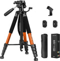 JOILCAN 74" Tripod for Camera Cell Phone Video Photography | Heavy Duty Tall Cameras Tripod Stand, Professional Travel DSLR Tripods, Compatible with Canon iPhone, Max Load 15 LB by JOILCAN