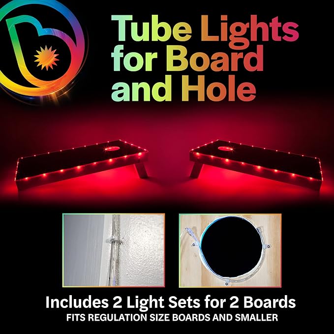 TossBrightz LED Cornhole Lights (Set of Two) - Weather Resistant Kit - Image 4