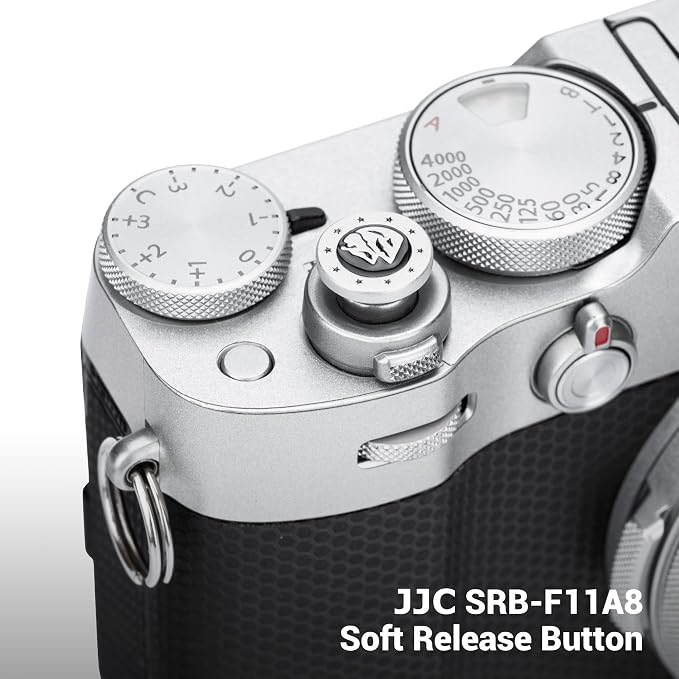 JJC Soft Shutter Release Button Fujifilm X100VI XT50 XM5, Mountain Pattern | for Fuji Fujifilm X-M5 X-T5 X-T4 X-T50 X-T30 III II X-PRO3 X00VI X100V X-E5 X-E4 X Half Leica Q3 M9 Sony RX10 IV Nikon Zf Df - Image 2