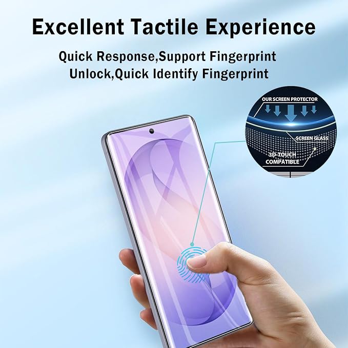 2+2 Pack Soft Flexible TPU Film Screen Protector for Samsung Galaxy S26 Ultra & Camera Lens Protector,Full Coverage,HD Clear,Support Fingerprint Unlock,with Easy Installation Alignment Tool - Image 4