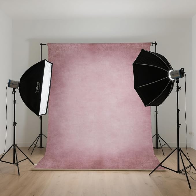Pink Photography Backdrops for Photoshoot, Abstract Fabric 6x9ft | Vintage Studio Photo Backgrounds, Non Reflective, Easy to Use, for Portrait, Headshot, Product - Image 6