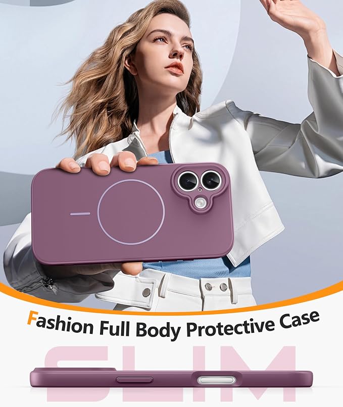 FNTCASE for iPhone 17 Case, Compatible with Magsafe, Glass Screen Protector | Full Camera Protection, Integrated Silicone Cases, 14FT Military Grade Drop Proof, Shockproof Protective Phone Cover - Image 7