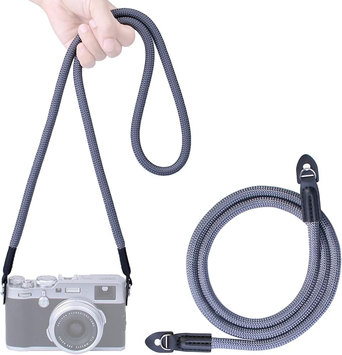Vintage Camera Neck Strap,Nylon Rope Camera Shoulder Straps for Photographers Film DSLR - Image 9