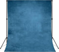 8x10ft Blue Backdrop Vintage Photography Backdrop for Professional Studio Backgrounds Blue Retro Photo Backdrop Prop Portrait Photo Backdrops for Photoshoot Backdrop Curtains Rod Pocket on Top by Naykaly