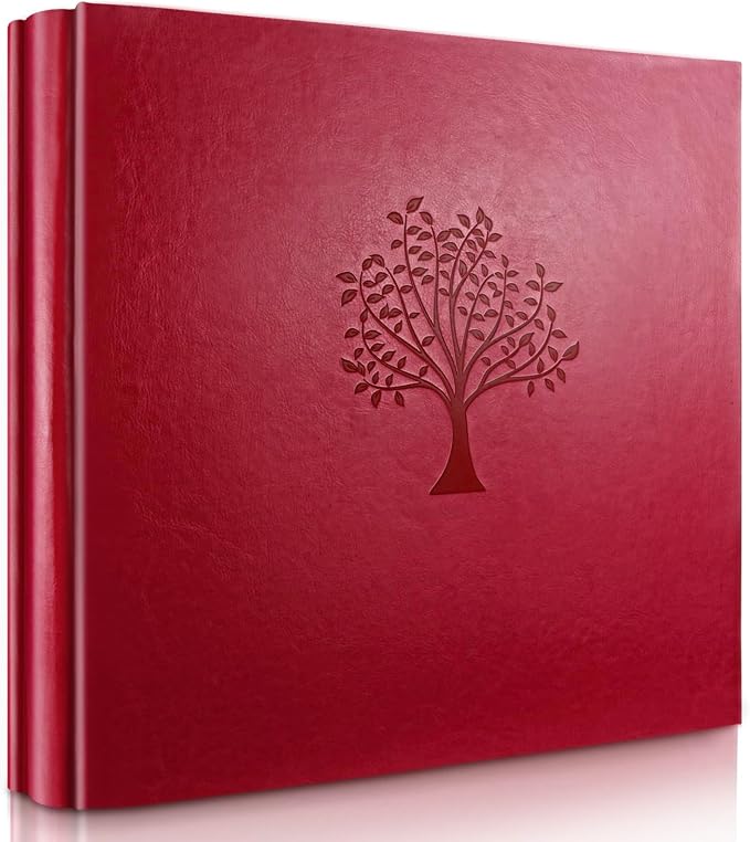 Photo Album 4x6 600 Slip-in Pockets, PU Leather Large Capacity Photo Book | Holds Horizontal & Vertical Photos Acid-Free for Mom Grandma Baby Shower Wedding Anniversary Christmas by NEWROHODWELLPhotoAlbum