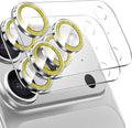 2 Pack for iPhone 17 Pro Max Camera Lens Protector | Bling Tempered Glass 9 Hardness,Anti-Scratch High Definition Camera Screen Protector (Gold) by NECARSIN