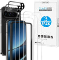 OMOTON 3+2 Pack for Google Pixel 10 Pro XL Screen Protector 6.8 Inch 2025 | 3 Tempered Glass Film and 2 Camera Lens Protector, Bubble-free, Easy Installation, Case Friendly, Not for Pixel 10 Pro/ 10 by OMOTON