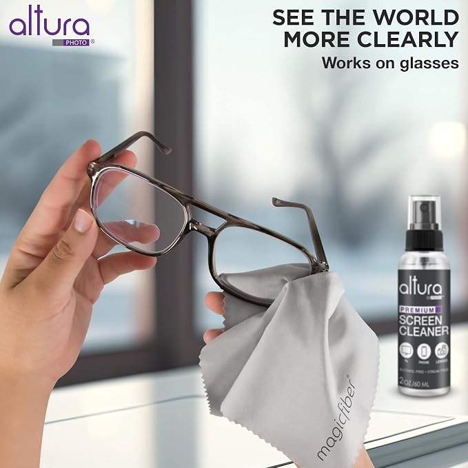 Altura Photo Screen Cleaner Spray Kit for Car, Laptop, Computer & MacBook | Great Touch Screen Cleaner for Phone, Tesla, iPad, OLED, TV, Monitors, Tablet & Mac Displays - Image 5