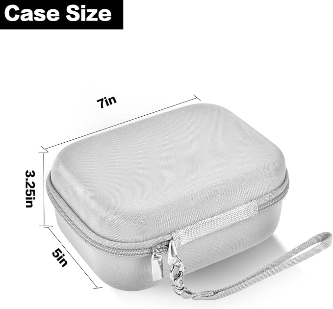 Comecase USB Flash Drive Case, Holds 44 USB Drives and 9 SD Cards | Pre-Cut Foam Fits Mixed Drive Sizes Flash Drive; EVA Shell Protects Data on the Go, Grey, Large, Case Only - Image 5