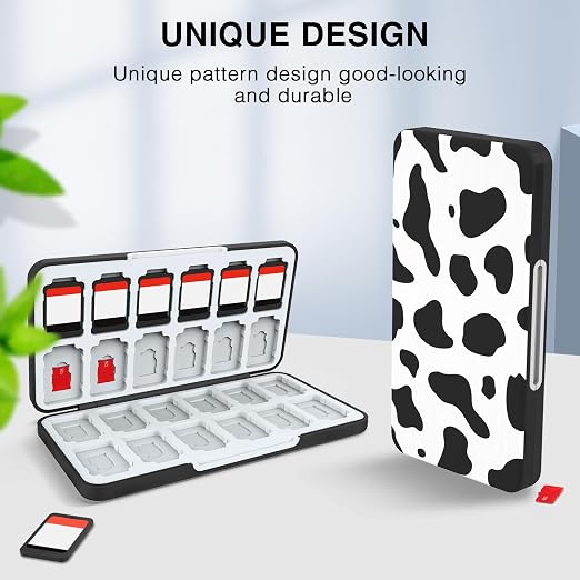 HEIYING Switch Game Case with 48 Precise Slots for Nintendo Switch 2 / OLED | Portable Game Card Holder, Hard ABS Shell with Soft Silicone Lining, Precise Card Slots,Magnetic Closure for Easy Access - Image 6