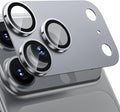 WSKEN for iPhone 17 Pro Camera Lens Protector - Military Grade Design | Strong Adhesion, Daily Shatterproof, Metal Aluminum Alloy Tempered Glass Camera Screen Protector, Grey by SmartProtectionGreenerFuture