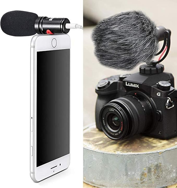 SUNMON Furry Windscreen Muff, Mic Pop Filter/Foam Wind Cover fits Rode VideoMicro Videomic Me-L Shotgun Microphone (2 PACK) - Image 7