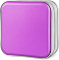 Siveit DVD Case, CD Case Holders DVD Binder Wallet Hard Plastic 48 Capacity CD/DVD Disc Cases Storage Binder for Car Home Office Travel (Purple) by Siveit