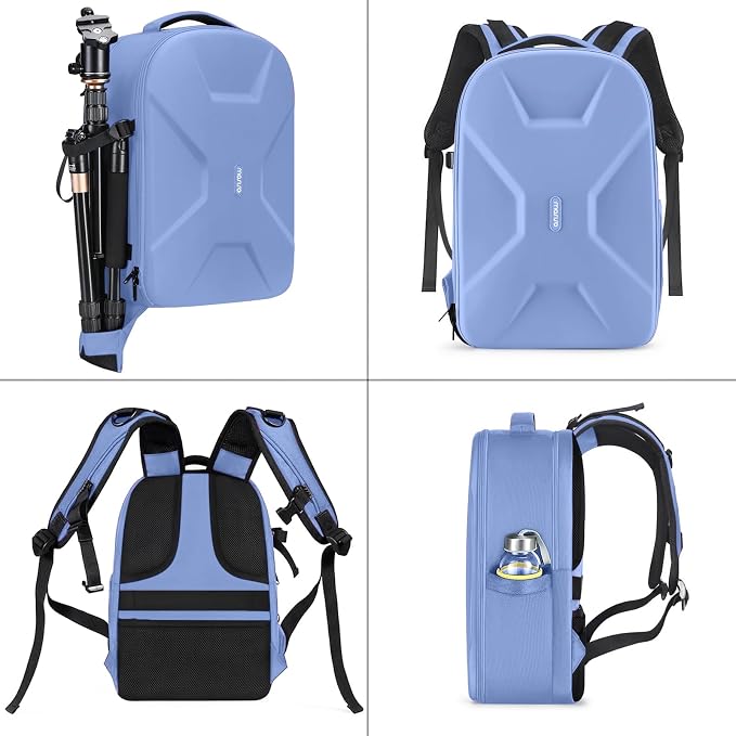 MOSISO Camera Backpack, DSLR/SLR/Mirrorless Photography Camera Bag | 15-16 inch Waterproof Hardshell Case with Tripod Holder&Laptop Compartment Compatible with Canon/Nikon/Sony, Slate Blue - Image 5