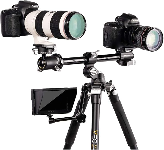 Vanguard VEO3T+264AB Travel Tripod with Ball Head and Multi-Angle Center Column for Overhead Shots | Dual-Axis Ball Head and Multi-Angle Center Column for Overhead Shots - Image 5