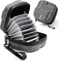 K&F CONCEPT 10 in 1 Lens Filter Case, Filter Bag Up to 82mm | Hard Shell Camera Filter Pouch, Hand Strap, Waterproof, For ND UV CPL Camera Filter, BF01 by KFCONCEPT