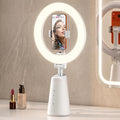 Ring Light for Makeup, 11" Desk Ring Light with Stand and Phone Holder, CRI 98+ True Color LED Makeup Light, Dimmable Selfie Ring Lights for Video Recording, Live Stream, TikTok, YouTube by Halluv