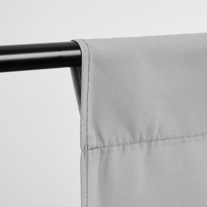 TRLYC Gray Photography Backdrops 10x12 FT Seamless Background for Studio | Gray Backdrop for Photoshoot Video Backgrounds Screen Party Wrinkle-free Polyester Non-Glare Rod Pocket Easy Setup - Image 2