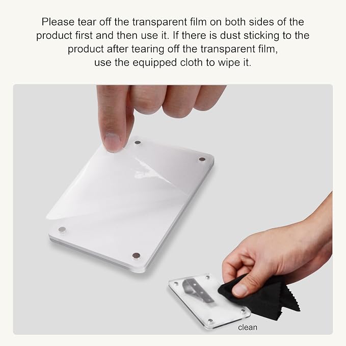 Car Sun Visor Photo Holder, Universal Magnetic Photo Clip, Decorate Your Car Visor Clip with Personality(Transparent, 2.8x4.7) - Image 5