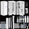 Electronics Cleaning Kit 32 in 1 Multi-Functional Keyboard Cleaning Kit | Phone Cleaning Tool Kit for Cleaning Computer, Keyboard, Earbuds, Laptop, Camera, Lens, Monitor by Hallocool