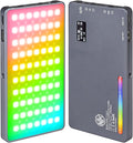 T12 Pro RGB Video Light,12W Portable LED Camera Light with 2500-8000K, 4000mAh Rechargeable Battery, 21 Effects, CRI 96+, for Studio Photography, Vlogging, Streaming, Selfie Video and Phone Recording by Nagnahz%C2%AE