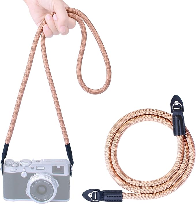 Vintage Camera Neck Strap,Nylon Rope Camera Shoulder Straps for Photographers Film DSLR - Image 9