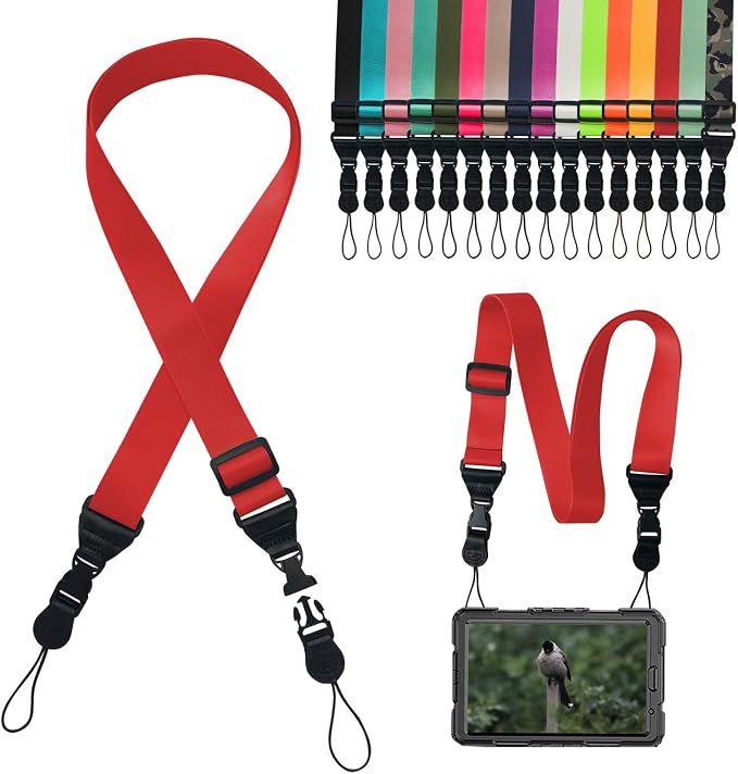 Adjustable Shoulder Strap, iPad Strap Nylon Neck Lanyard | for iPad/Samsung Tablet Case,Camera Binocular Crossbody Laptop Luggage Bag by Gowjaw