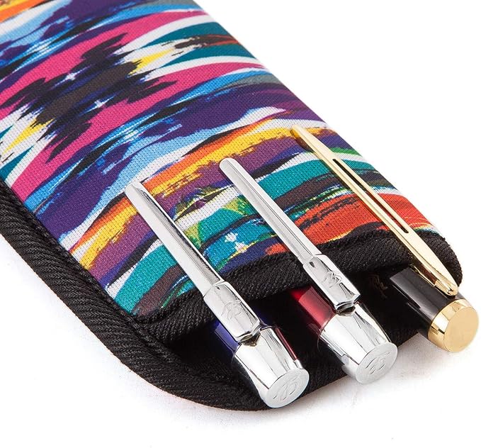 TRIUMPH VISION 3 Pack Reading Glasses Pouch Soft Case Eyeglass Sleeve Slim | Alternative to Bulky Case in bag, Lightweight Lined Padded Protect Optical lens Slip in, Cute Pattern Portable for Daily Use - Image 6