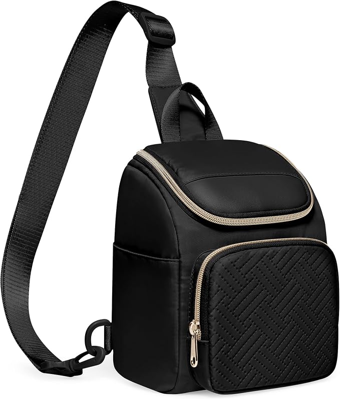 Camera Sling Bag Compatible with Polaroid Now, Flip, Now+, Go Gen2 | Crossbody Camera Case with Adjustable Strap, Multiple Pockets for Instant Film Camera Bag, Protective Carrying Bag by Prokva