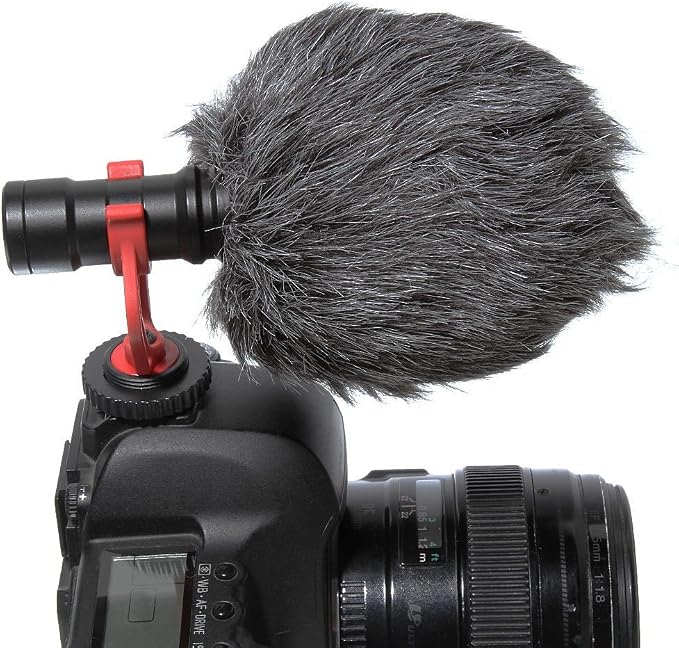 FocusFoto Smartphone Video Rig Camera Cage Mount Holder Stabilizer Handle Grip with BOYA by-MM1 Shotgun Microphone Mic + 49 LED Light Kit for Mobile Phone iPhone Filmmaking Professional Videomaker - Image 4