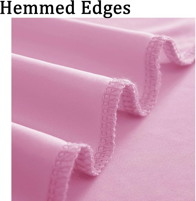 50ft x 10ft Wrinkle Free Pink Backdrop Curtains for Parties, 10 Panels 5x10ft Polyester Baby Pink Photo Backdrop Drapes for Weddings Birthday Party Photography Background Decor - Image 4