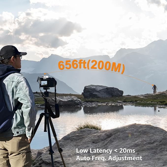 COMICA BoomX-D2 Wireless Lavalier Microphone for Camera iPhone & Android | 656ft Stable Range, Noise Cancelling, Dual Lapel Mic System with 2 Transmitters, Ideal for Vlog, YouTube, Content Creators - Image 7