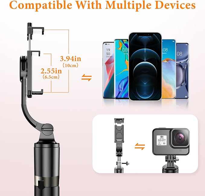 62" Aluminum Alloy Selfie Stick Phone Tripod with Wireless Remote Compatible with iPhone 17 16 15 14 13 pro Xs Max Xr X, Android/Samsung Smartphone Expandable for Travel Selfies Video Recording Vlog - Image 6