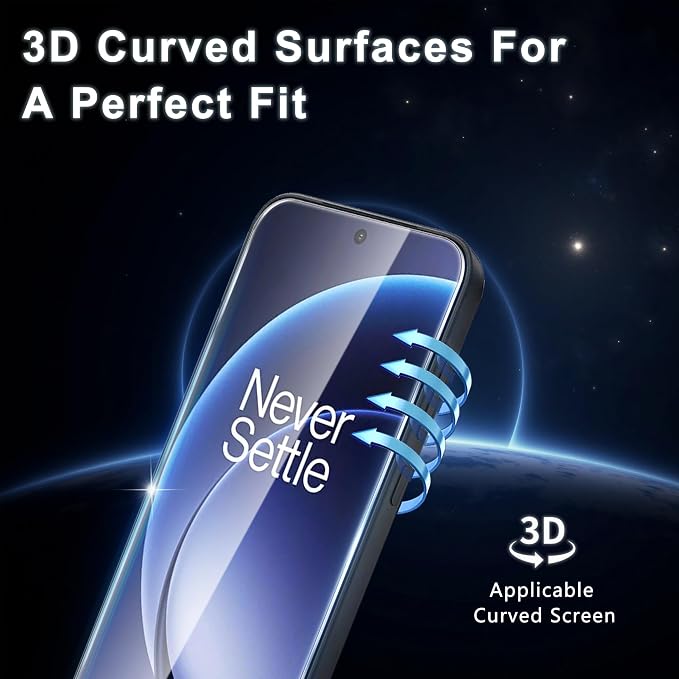 2+2 Pack for OnePlus 15 Screen Protector and Lens Protectors, Positioning Frame, Fingerprint Compatible, Anti-Scratch, 9H Hardness HD Clear Glass, Screen Protector for OnePlus 15 - Image 5