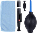 3IN1 Camera Cleaning Kit Suit Dust Cleaner Brush Air Blower Wipes Clean Cloth kit for Gopro for Canon Nikon Camcorder VCR by Unknown