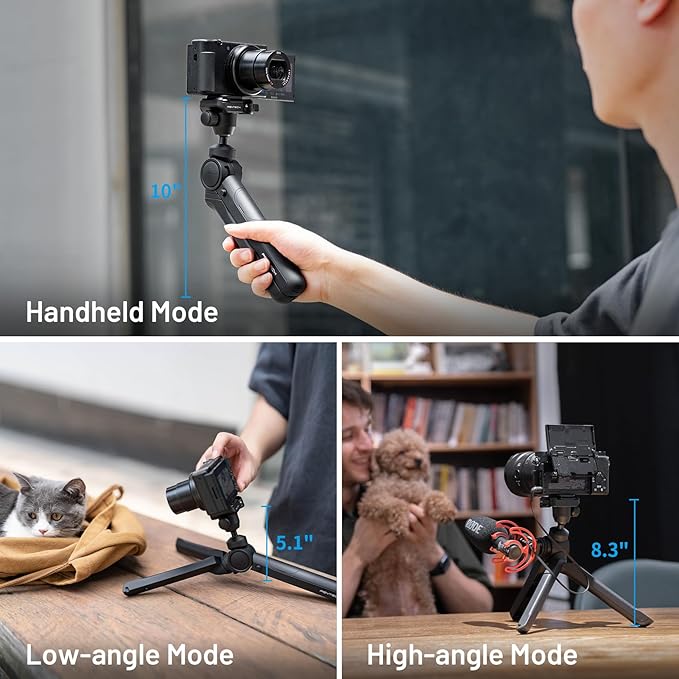 PGYTECH MantisPod 2.0 Mini Camera Vlogging Tripod for Travel | 6 Modes Small Travel Flexible DSLR Pocket Stand, Video Vlogging Desktop Shooting Selfie Mount Stand - Image 6