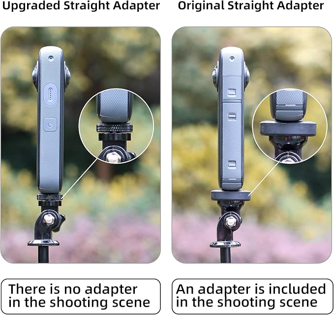 1/4 Inch Aluminum Metal Camera Mount Adapter, Conversion Camera Tripod Mount Compatible with GoPro Hero 13/12/11/10/9/8 Black,DJI Action 6/5 Pro/4/3 and More Action Cameras 1/4 Accessories（2 Packs） - Image 3