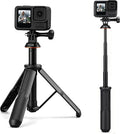K&F CONCEPT 58.5cm/23inch Portable Adjustable Stand Selfie Stick Tripod | Portable Vlog Handle Grip Action Camera Selfie Stick for GoPro Hero 13/12/11/10/9/8/Max, DJI Osmo Action 6/5/4/3/2/1 by KFCONCEPT